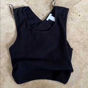 black crop top